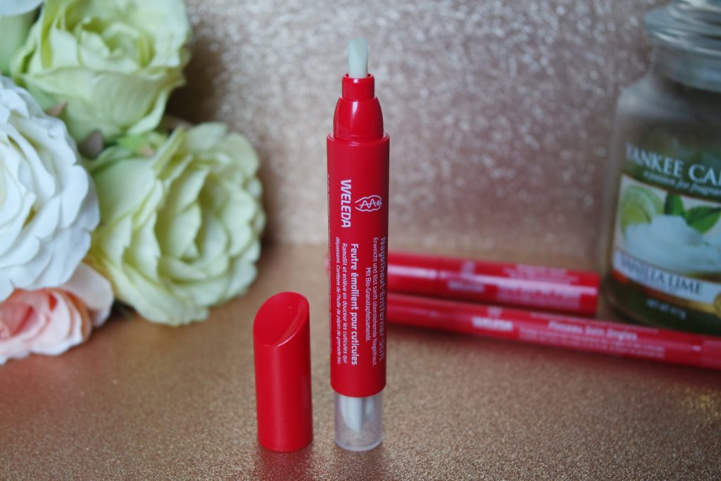 Feutre repousse cuticules Weleda