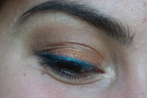monday shadow challenge bleu azur maquillage