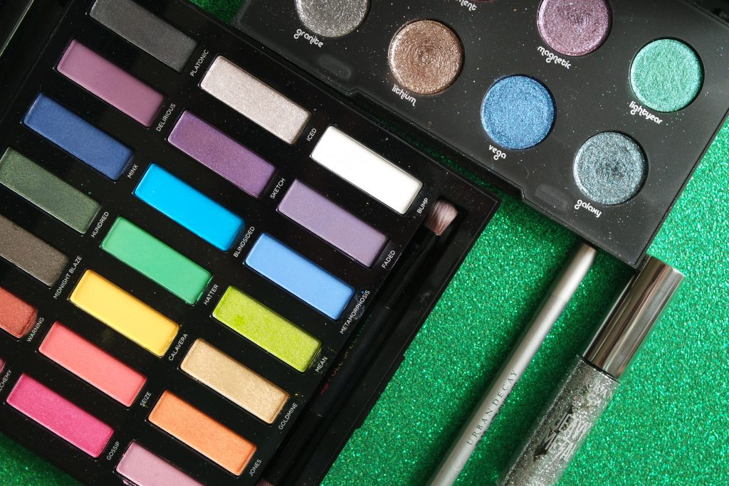 Monday Shadow Challenge argent emeraude maquillage