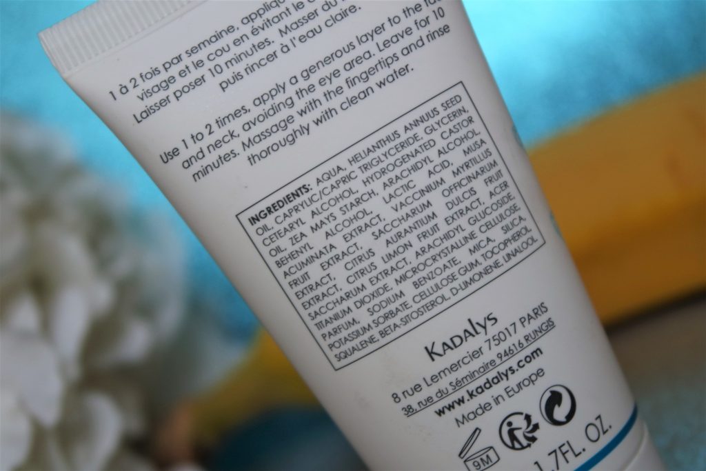 composition kadalys peeling exfoliant