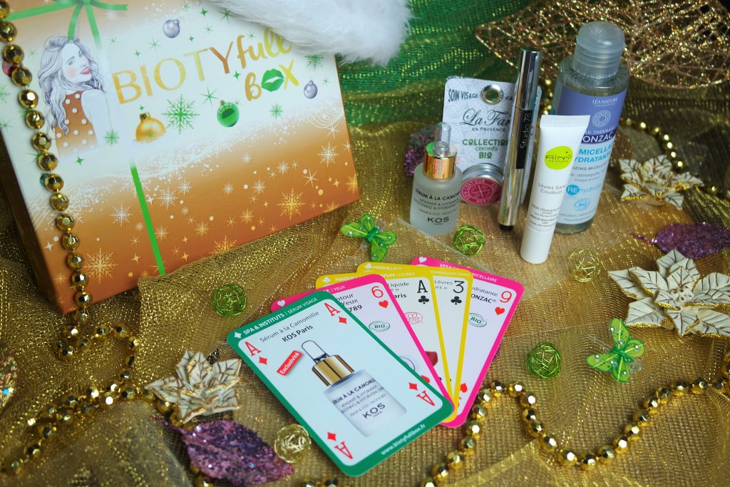 Biotyfull Box décembre noël aïny kos la fare 1789 Jonzac Studio 78 paris