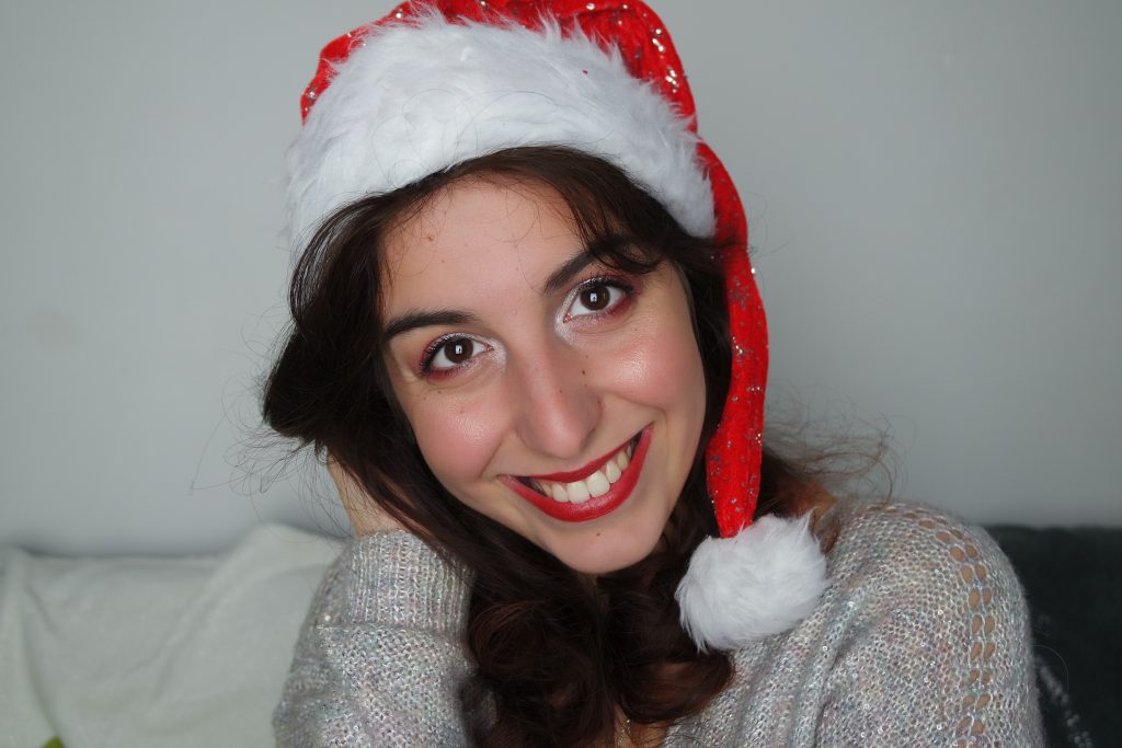 maquillage rouge et blanc rendez vous beauté noel