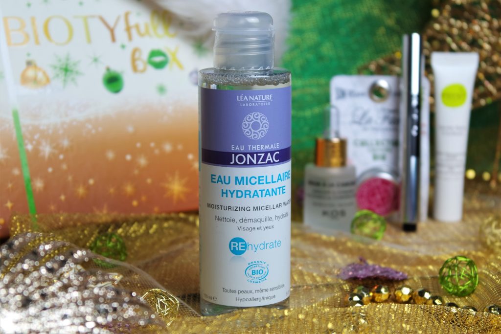 EAU THERMALE de jonzac Eau micellaire Biotyfull Box décembre 