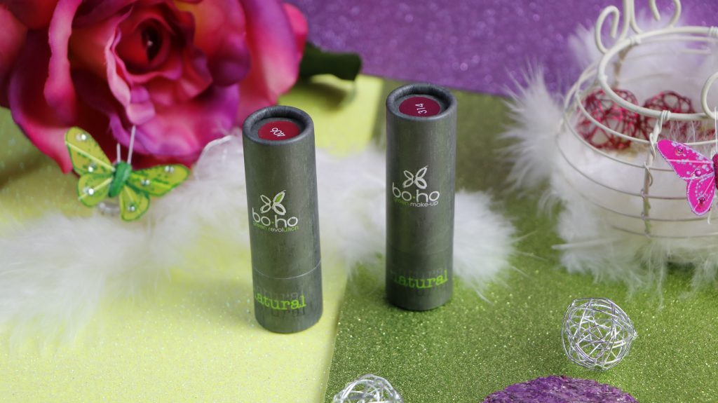 Boho green makeup rouge à lèvres bio freedom cassis