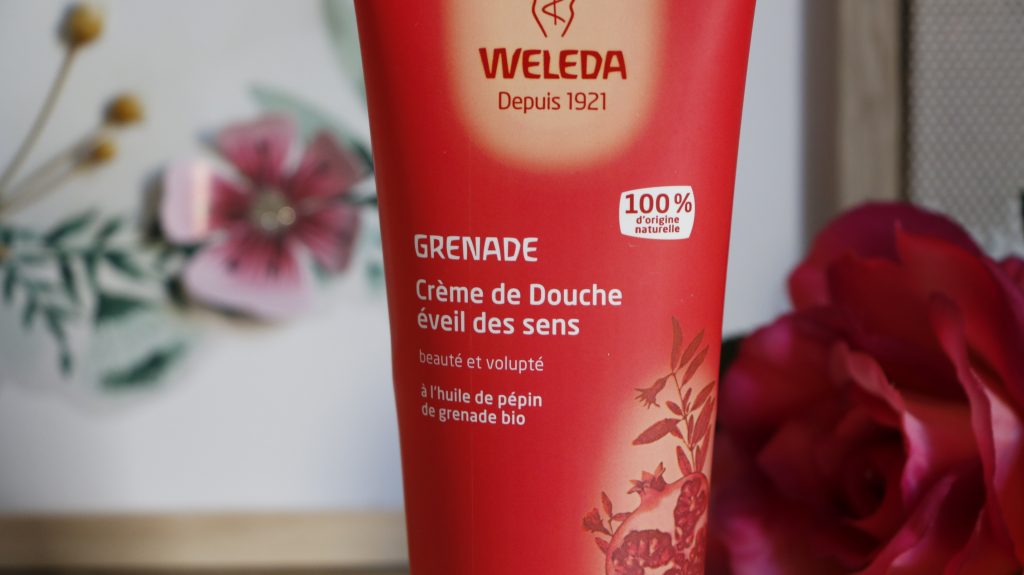 weleda creme de douche grenade revue
