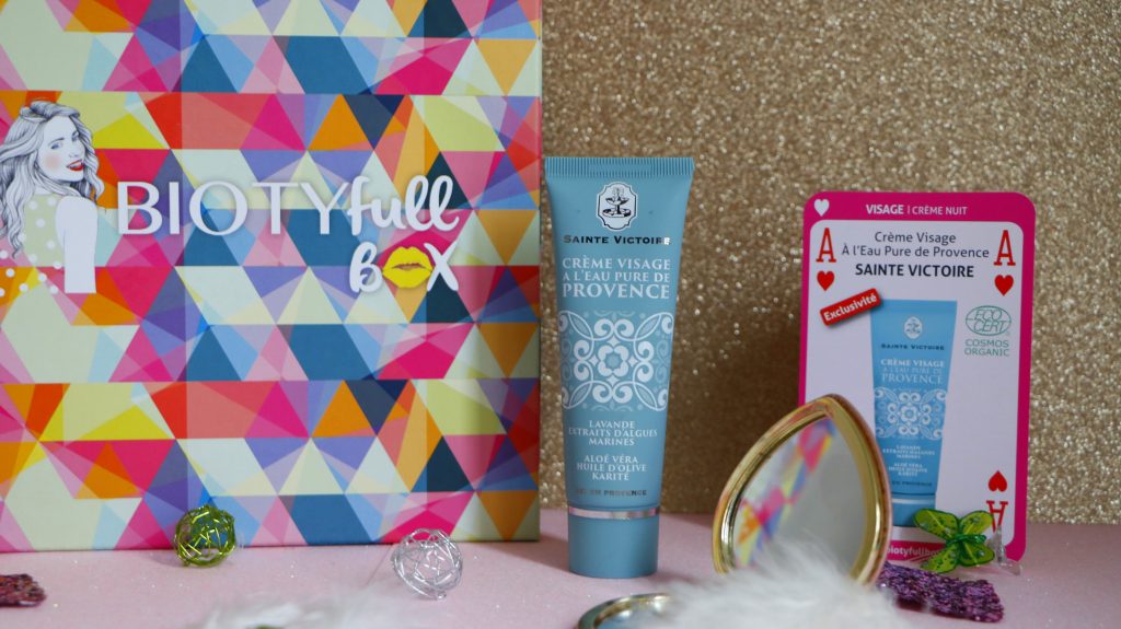 Crème visage sainte victoire biotyfull box la parfaite avril