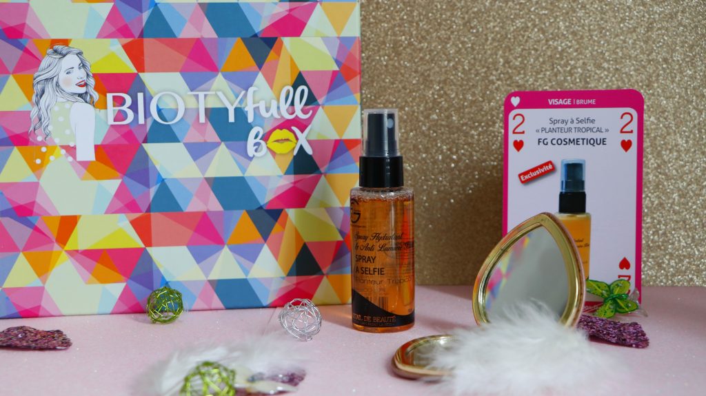 Spray a selfie fg cosmetique biotyfull box avril la parfaite