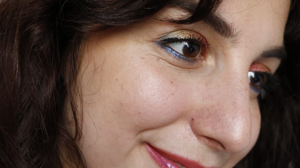 Maquillage arc en ciel mineral