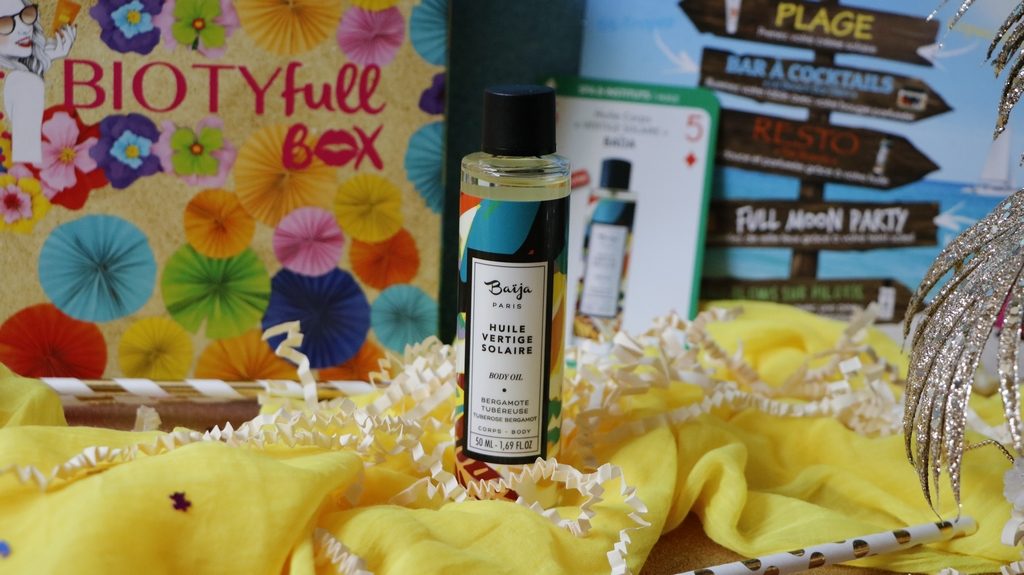 Baija biotyfull box juillet exclu vertige solaire huile beaute naturelle