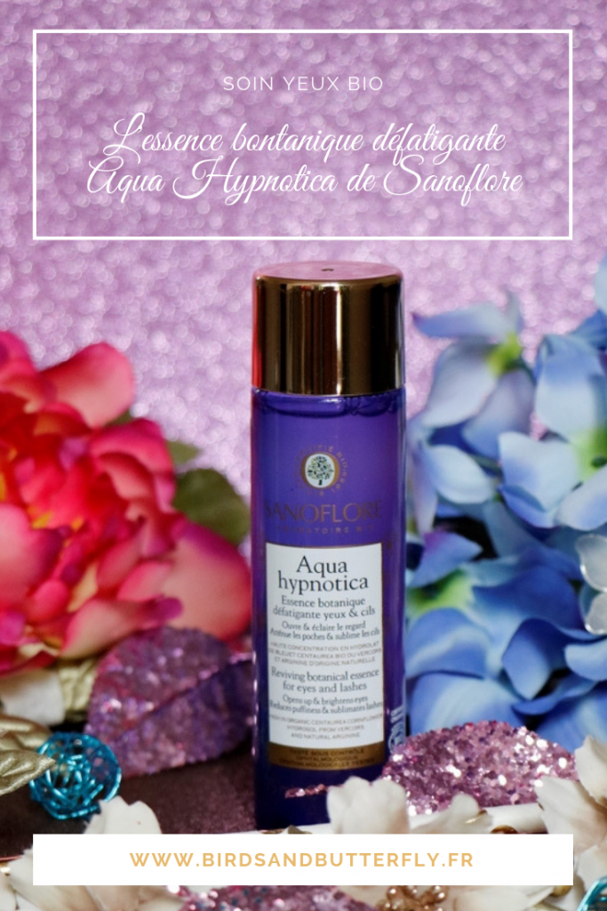 La revue sur le soin bio pour les yeux Aqua Hypnotica de Sanoflore