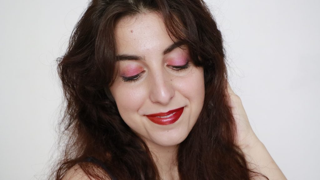 maquillage bio arc en ciel rose boho green makeup