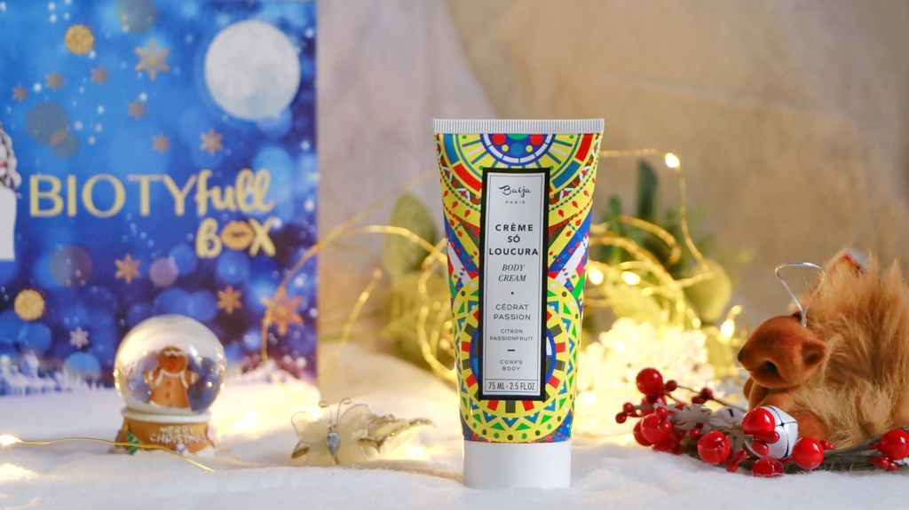 creme corps baija so loucura biotyfull box décembre