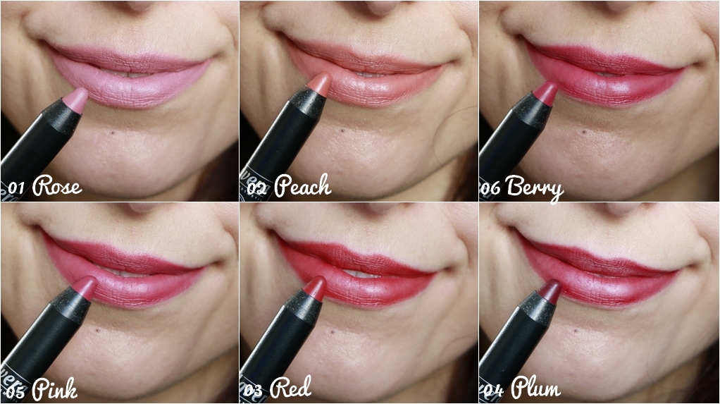 Swatch matt n stay lavera rouge a levres bio