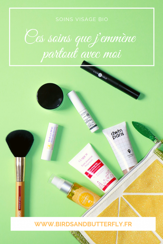 ces soins visage bio que j'emmène partout avec moi