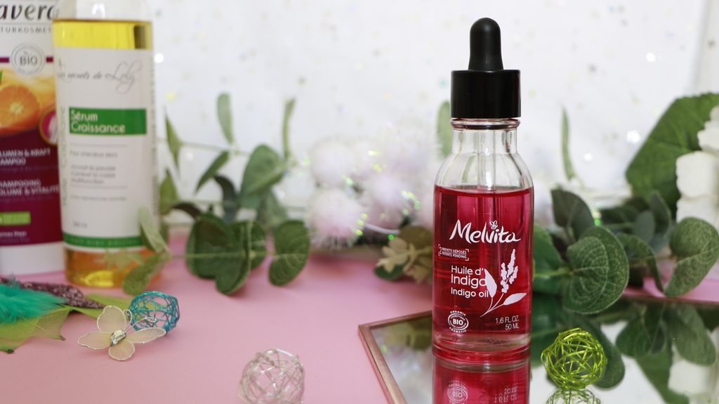 huile d'indigo melvita soins cheveux bio