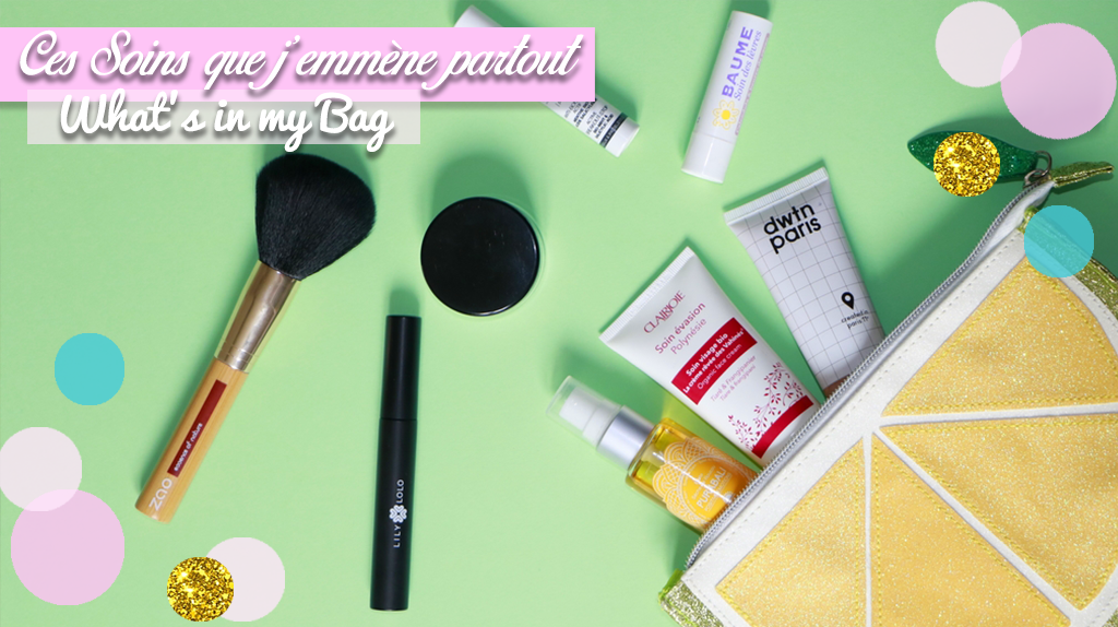 soins visage bio what's in my bag