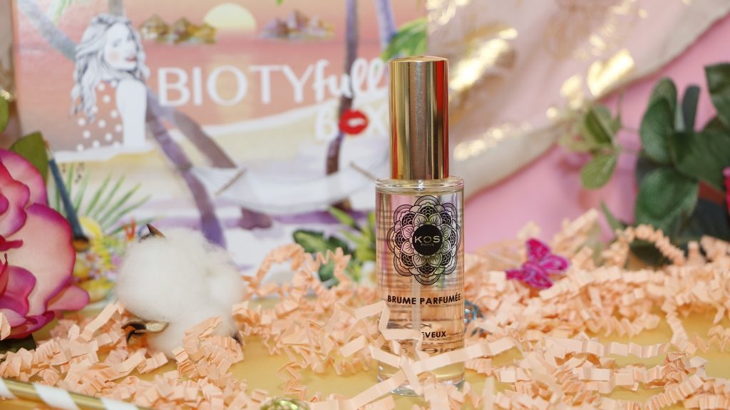 KOS Brume parfumée biotyfull box de juin 2019