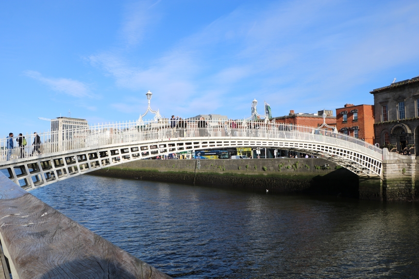hapenny bridge dublin irlande voyage