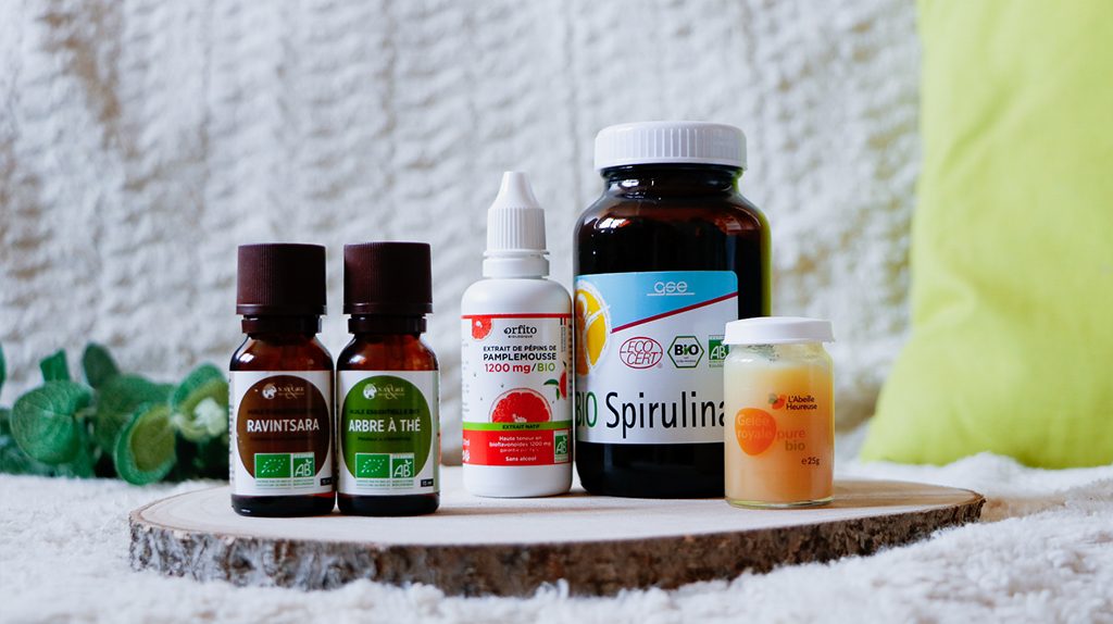 booster-defenses-immunitaires-naturellement spiruline gelée royale huiles essentielles
