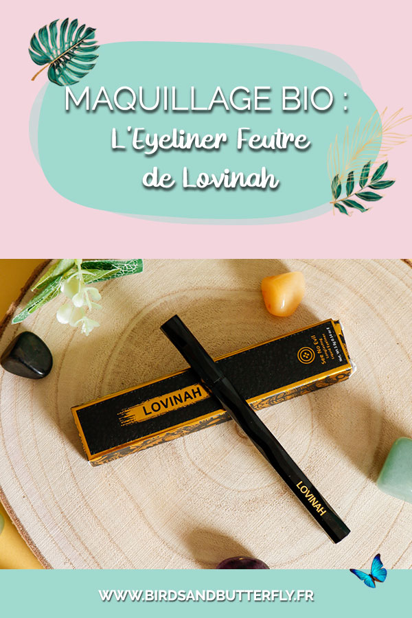 Mon avis sur l'Eyeliner Feutre Noir de Lovinah Beauty.